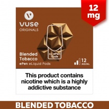 Vuse ePen Blended Tobacco E-Cigarette Refill Cartridges (12mg)