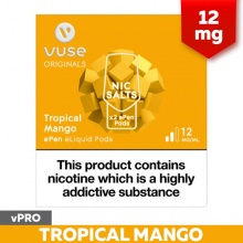 Vuse ePen vPro Tropical Mango E-Cigarette Refill Cartridges (12mg)