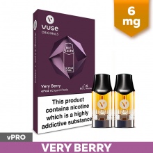 Vuse ePod 2 vPro Very Berry Refill Pods (6mg)
