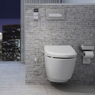 USPA NIC-7000 Wall Hung Shower Toilet with Remote Control