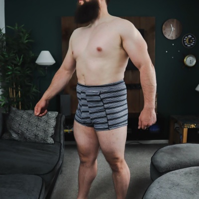 Vanilla Blush Men's Ostomy Boxers Pairs Health and Care