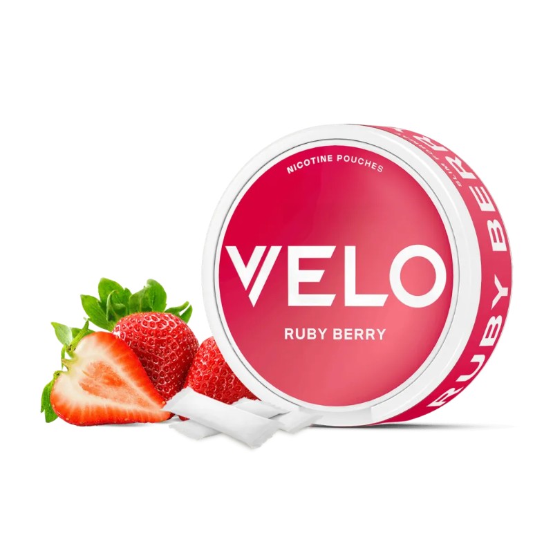 VELO Ruby Berry Nicotine Pouches 6mg