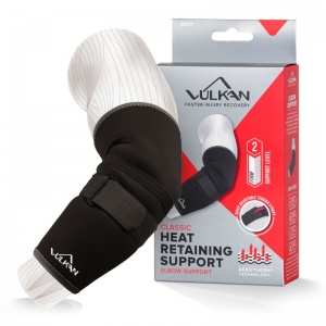 Vulkan Classic Heat Retaining Elbow Support with Compression Strap