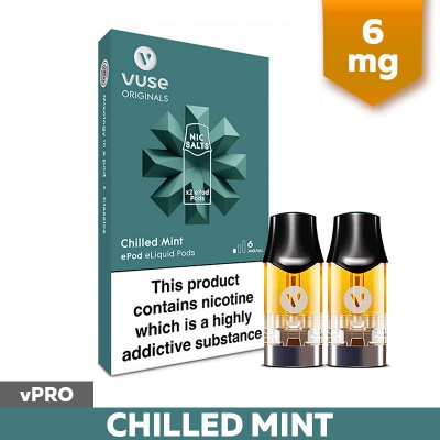 Vuse Pro ePod Chilled Mint Refill Pods (6mg)