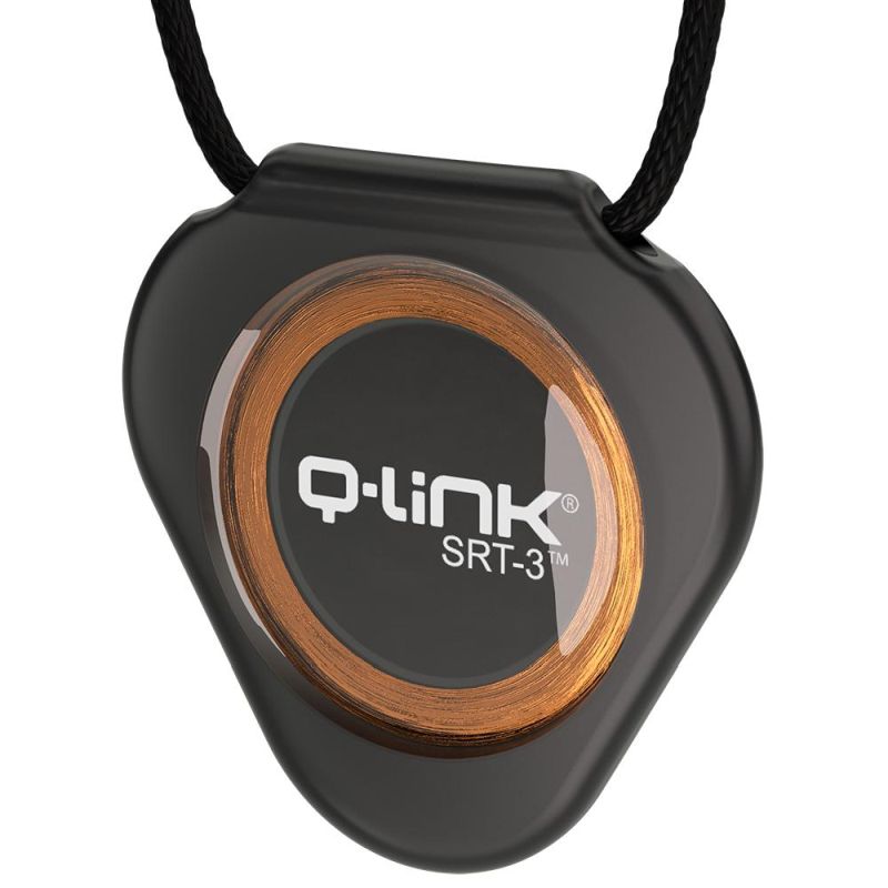 Q-Link Black Carbon SRT-3 Energy Clarifying Pendant with Biofield Enhancement