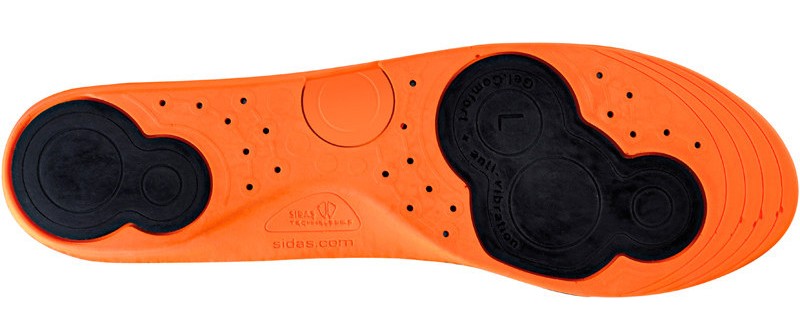 double gel pad technology on insole's sole