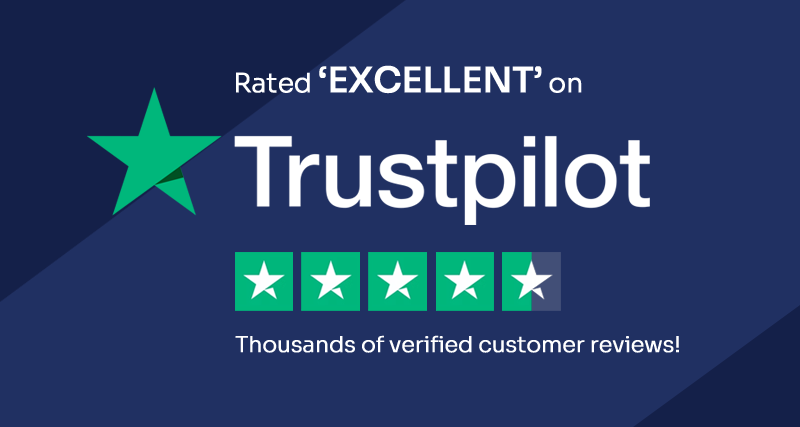 Rated EXCELLENT on Trustpilot