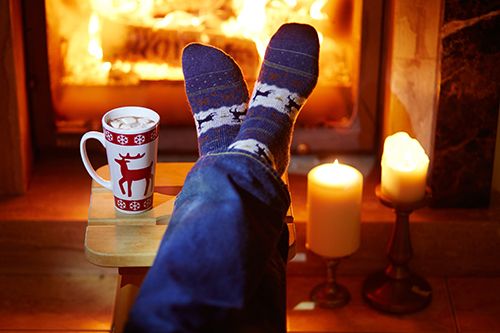 Thermal socks for cold feet in the winter