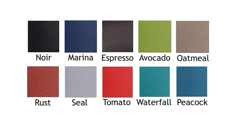 vinyl seat colour swatches