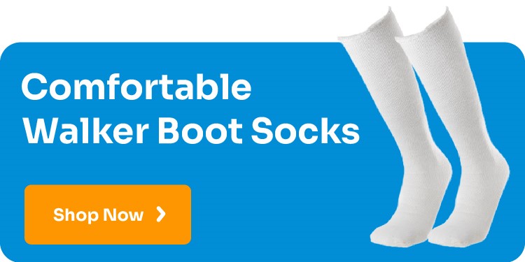 Comfortable Walker Boot Liner Socks